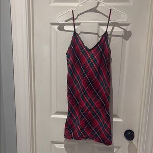 Victoria’s Secret plaid chemise slip SZ Xsmall
